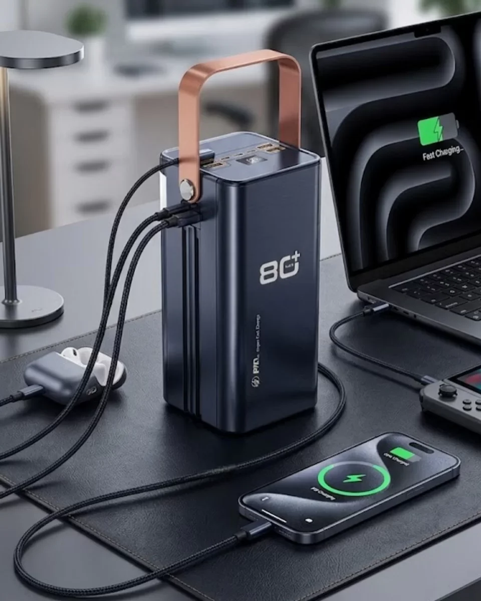 80000 mAh Taşınabilir Powerbank: Süper Hızlı Şarj ve Çoklu Çıkış ile Sonsuz Enerji