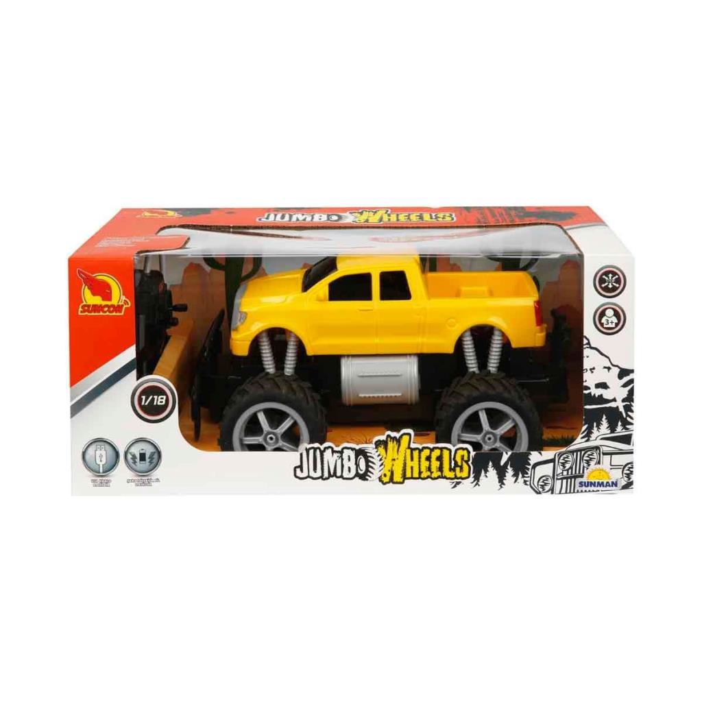 80012 1:18 Uzaktan Kumandalı Jumbo Wheels Usb Şarjlı Araba 80012 1:18 Uzaktan Kumandalı Jumbo Wheels Usb Şarjlı Araba