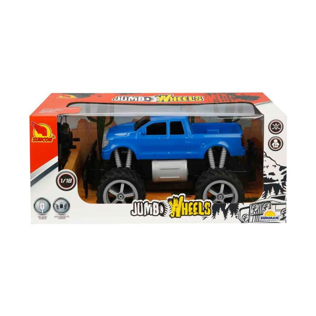 80012 1:18 Uzaktan Kumandalı Jumbo Wheels Usb Şarjlı Araba 80012 1:18 Uzaktan Kumandalı Jumbo Wheels Usb Şarjlı Araba