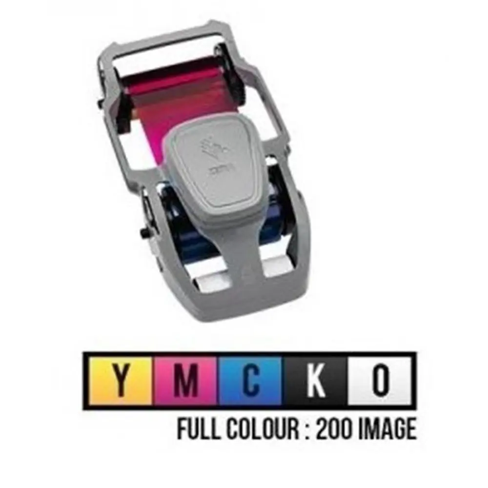 800300-250EM ZC100/ZC300 UYUMLU TEK YÜZ 200 BASKI RENKLİ RİBON
