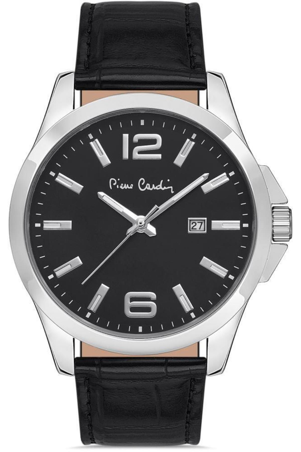 800411F08 Pierre Cardin Deri Kordon Erkek Kol Saati 30 Mt Su Geci