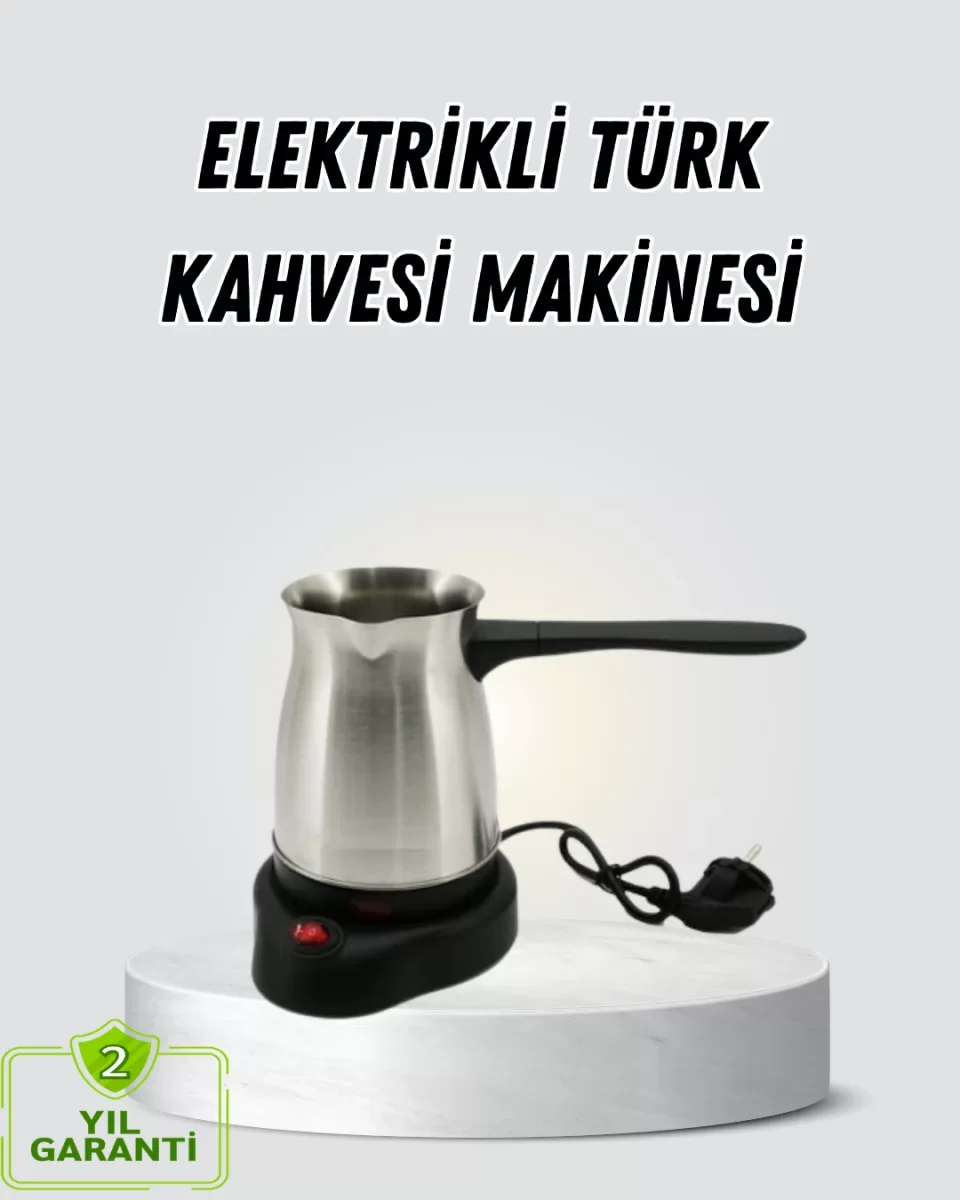 800W Paslanmaz Elektrikli Cezve Gizli Rezistans ve Ergonomik Kulp