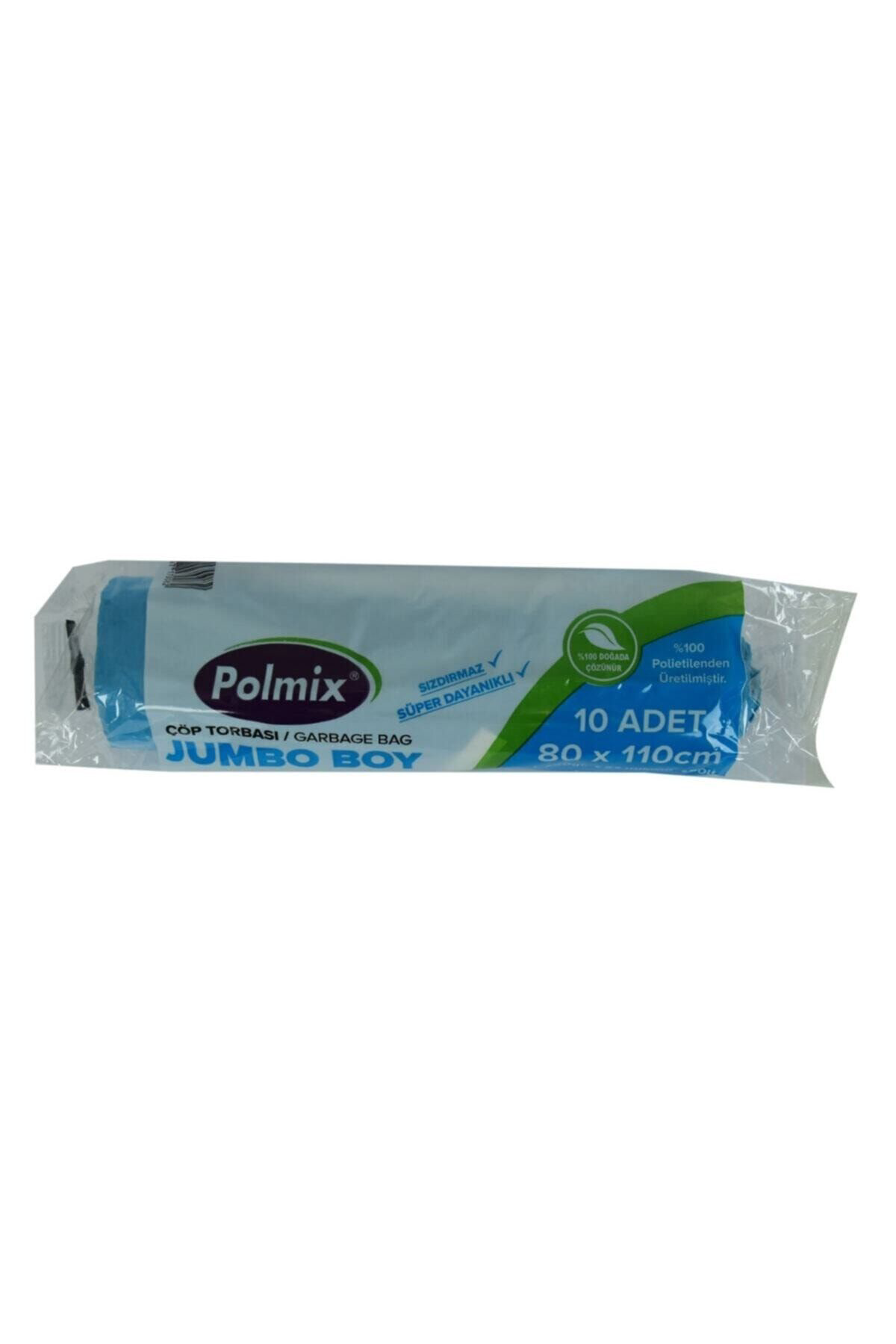 Polmix 80*110 Jumbo Bay Ofis Tipi Çöp Torbası 20 Adet 1. Kalite 2 Paket