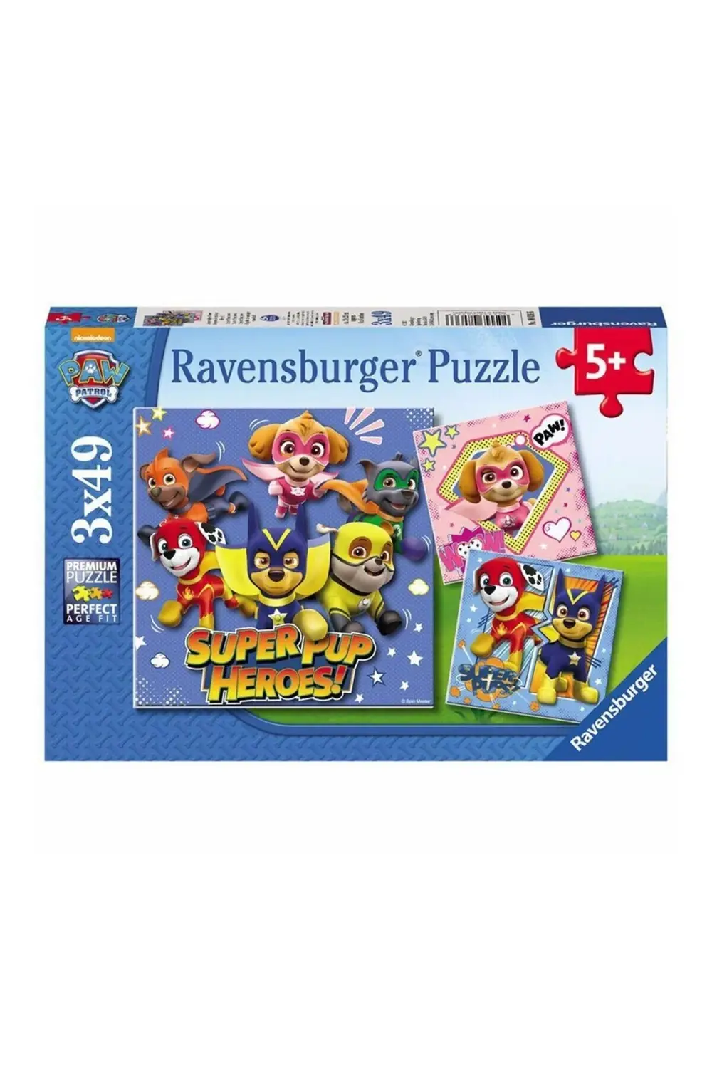 80366 Paw Patrol 3x49 parça Ravensburger Puzzle