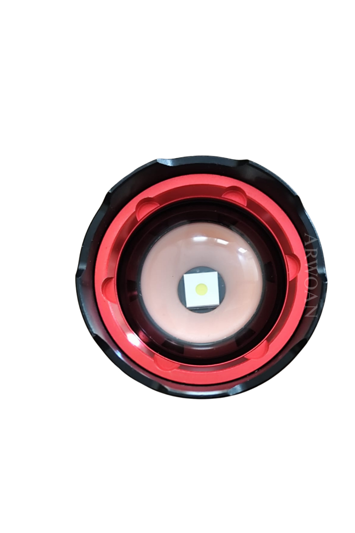80W LED El Feneri - Zoom Özellikli, 8 Saat Çalışma Süresi