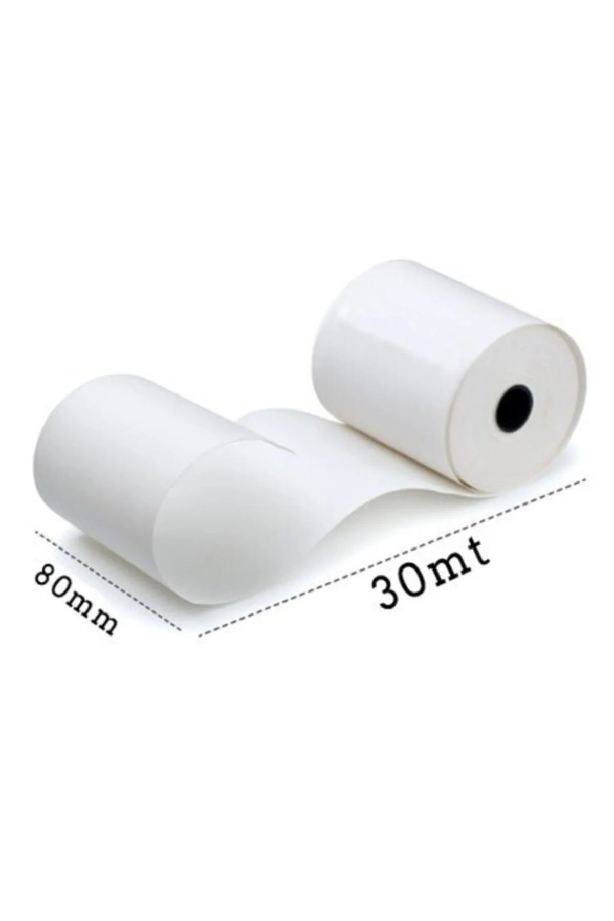 80x30 Termal Pos Ve Adisyon Rulosu 30 Metre 10 Adetlik Paket