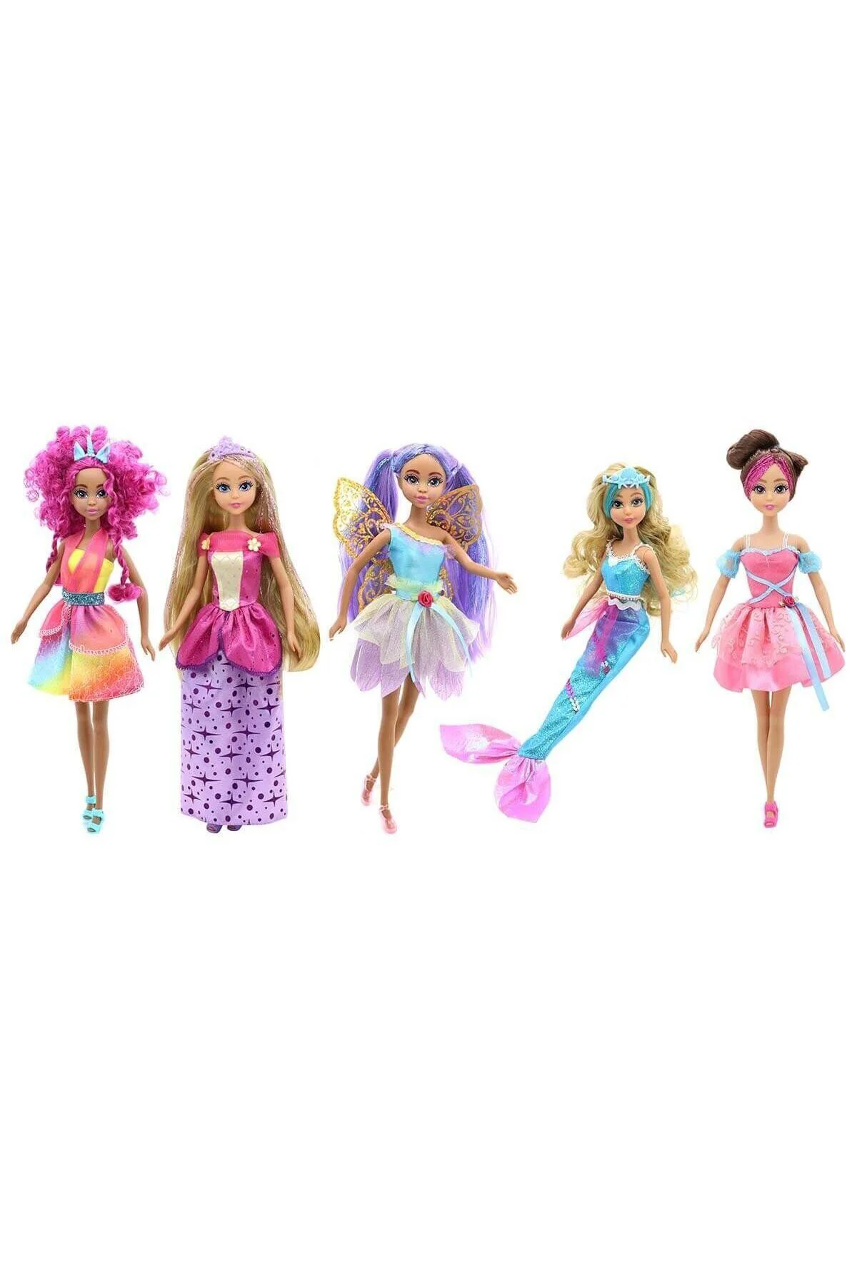 81031 Sun-Fnv-Mnk-Bbk Set Dreameez Fantasy Bebekler 5Li