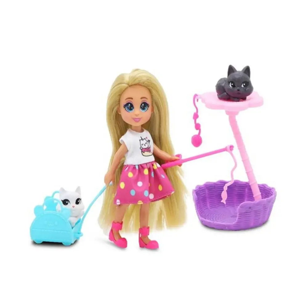 81125 MİNİ BEBEK VE KEDİ SETİ