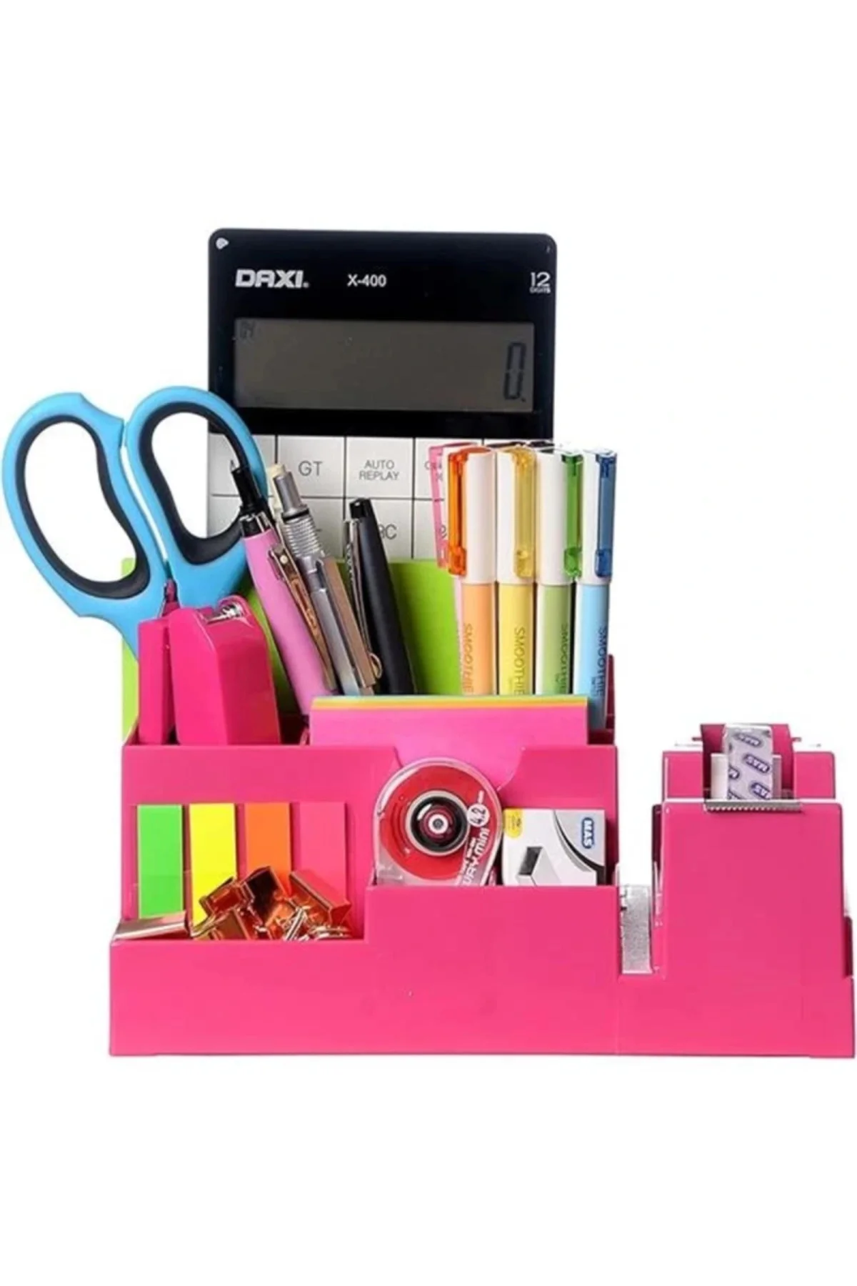 815 Pembe Masaüstü Organizer Kalemlik Seti