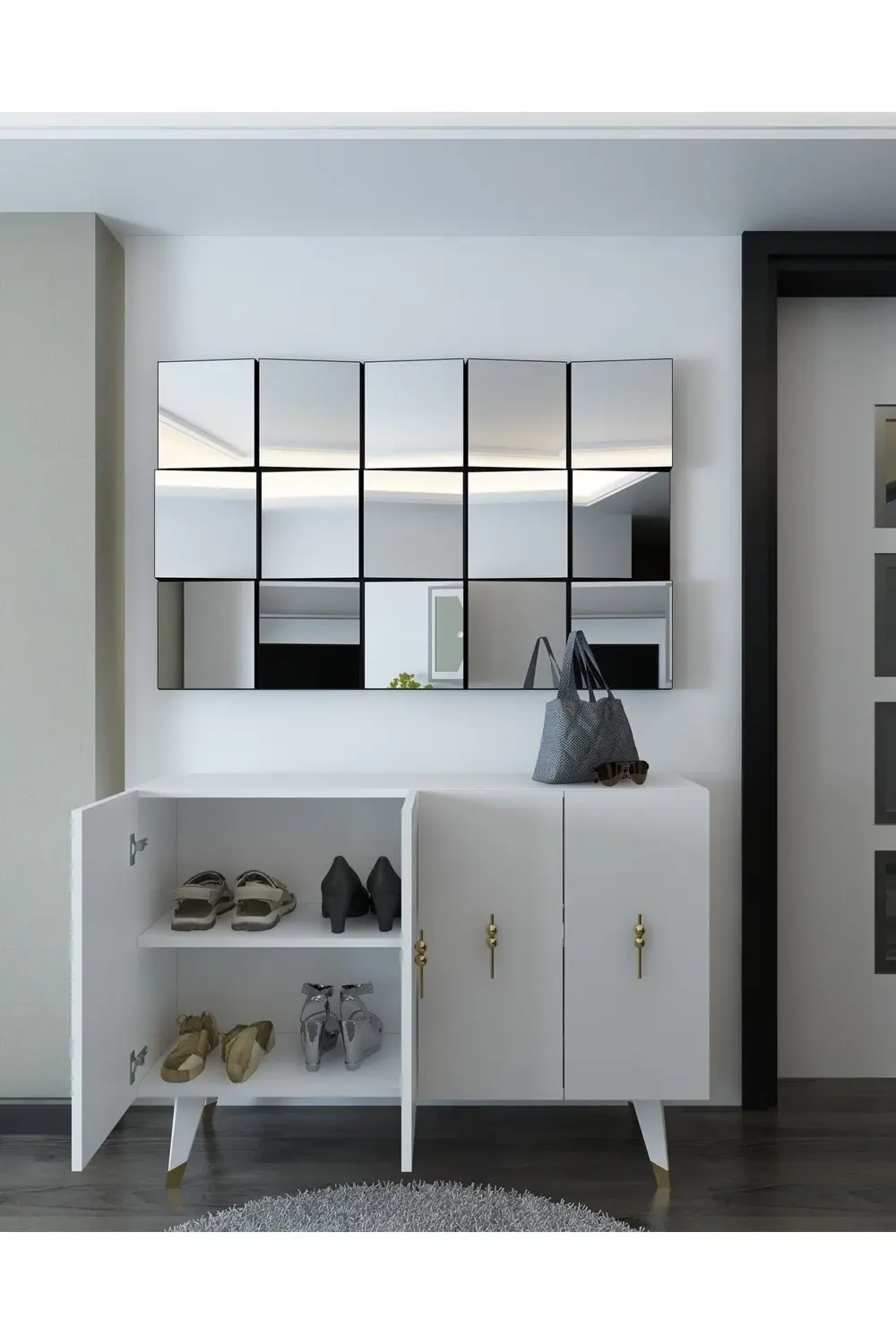 8167KM-32CT KONSOL,KAHVE KÖŞESİ,AYAKKABILIK,OFİS EVRAK DOLABI,MUT