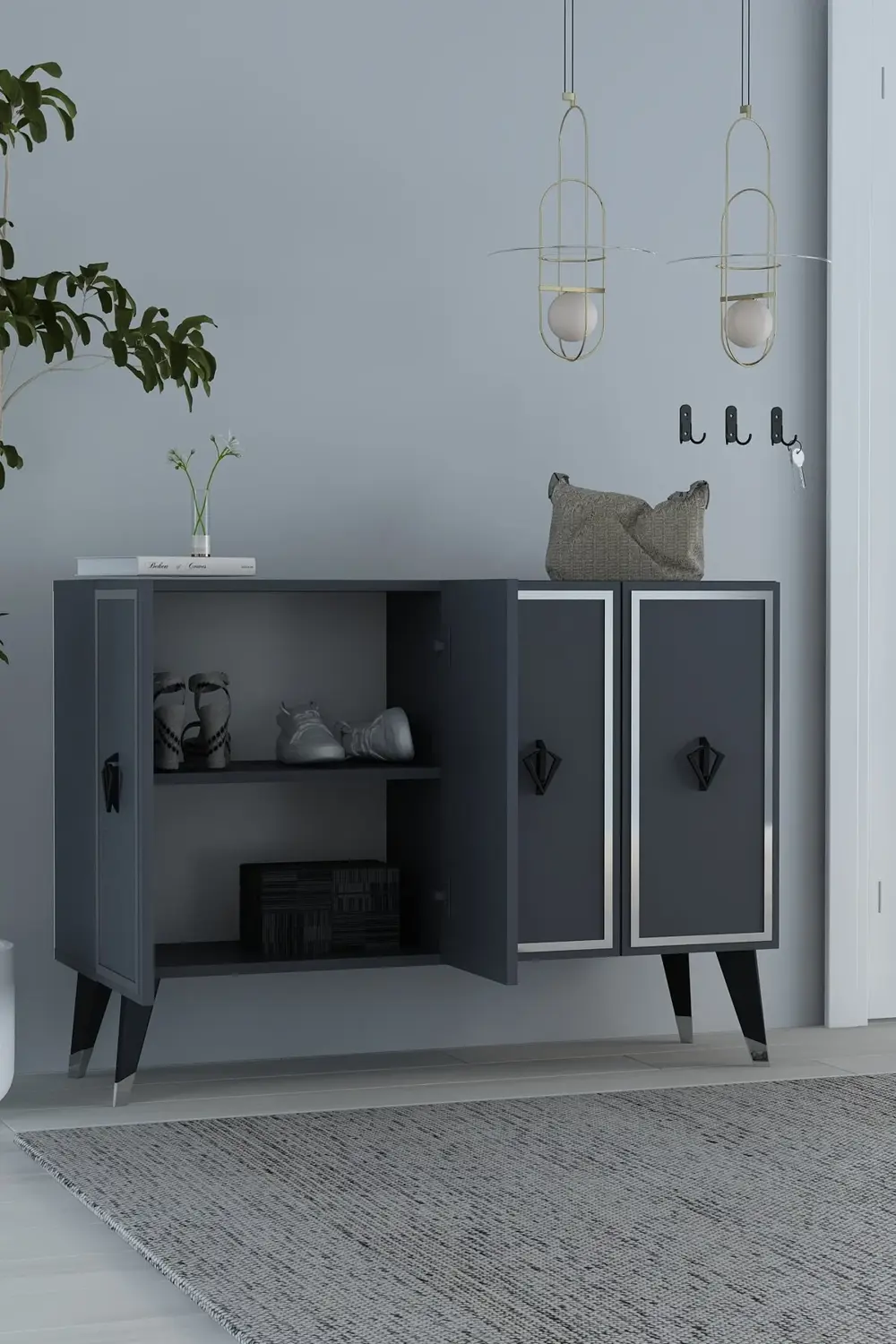 8178KM-32CT KONSOL,KAHVE KÖŞESİ,AYAKKABILIK,OFİS EVRAK DOLABI,MUT