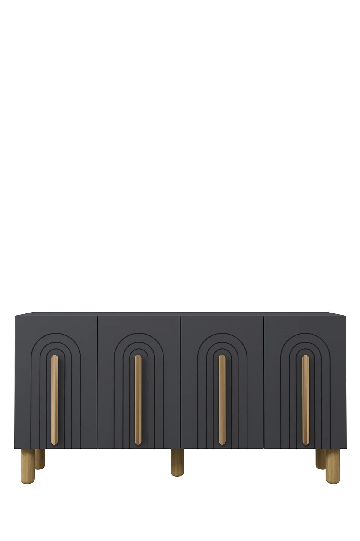 8195-128CT KB150 KONSOL TV ÜNİTESİ ANTRASİT-SAFİRMEŞE