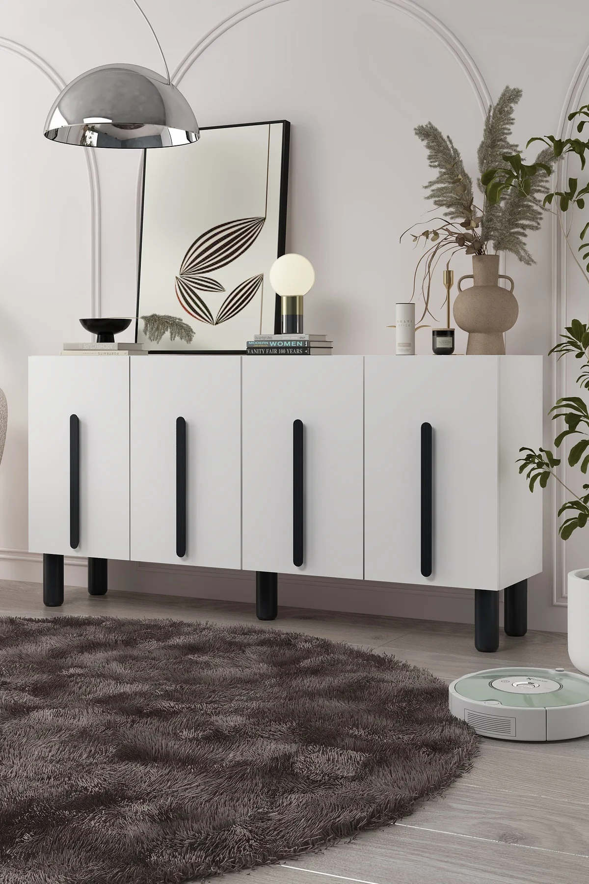 8196KB150-128CT KONSOL BEYAZ-SİYAH