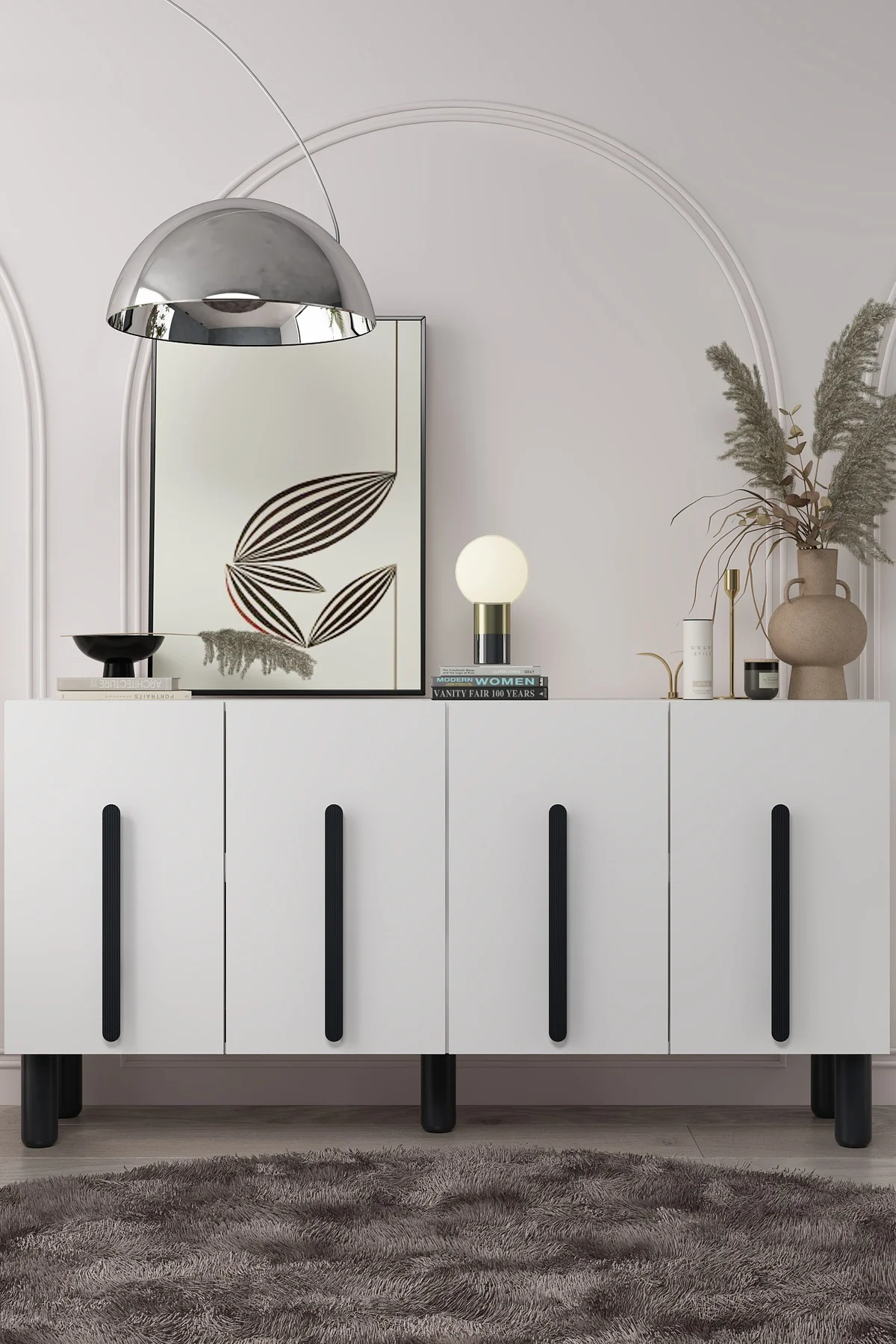 8196KB150-128CT KONSOL BEYAZ-SİYAH