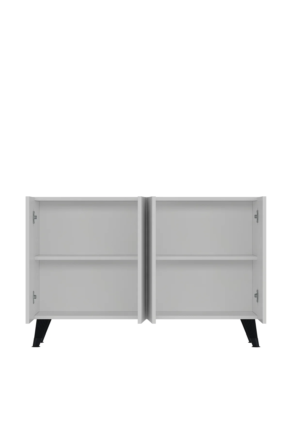 8200-1CT KB150 KONSOL, TV ÜNİTESİ BEYAZ-SİYAH