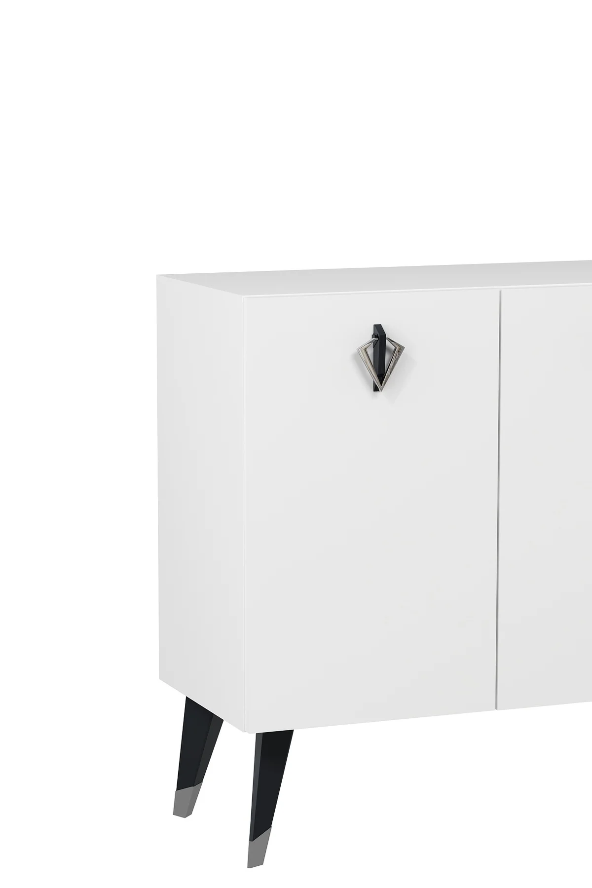 8207-32CT KB150 KONSOL, TV ÜNİTESİ ANTRASİT-SİYAH-ALTIN