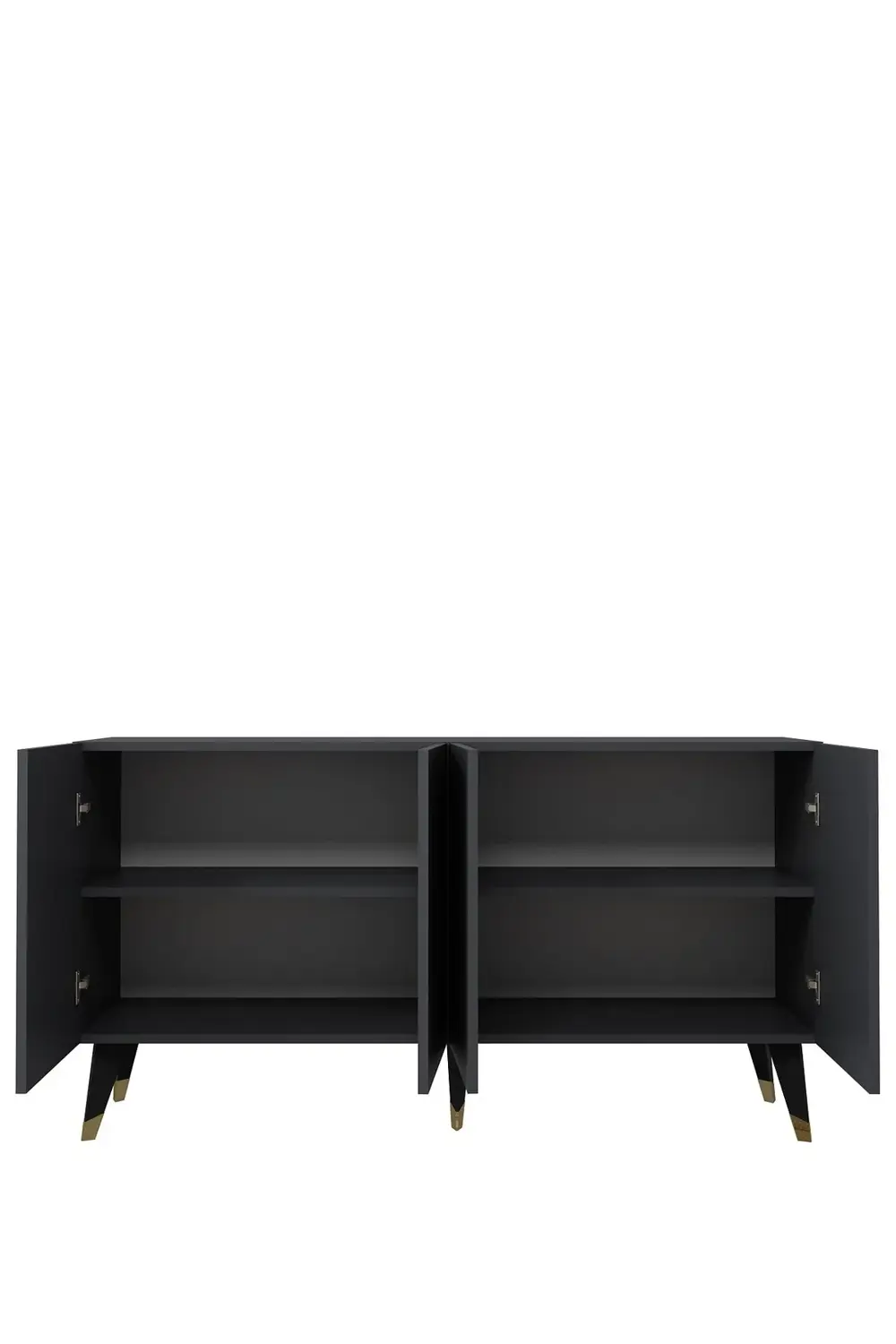 8220-32CT KB150 KONSOL,TV ÜNİTESİ ANTRASİT-SİYAH-ALTIN