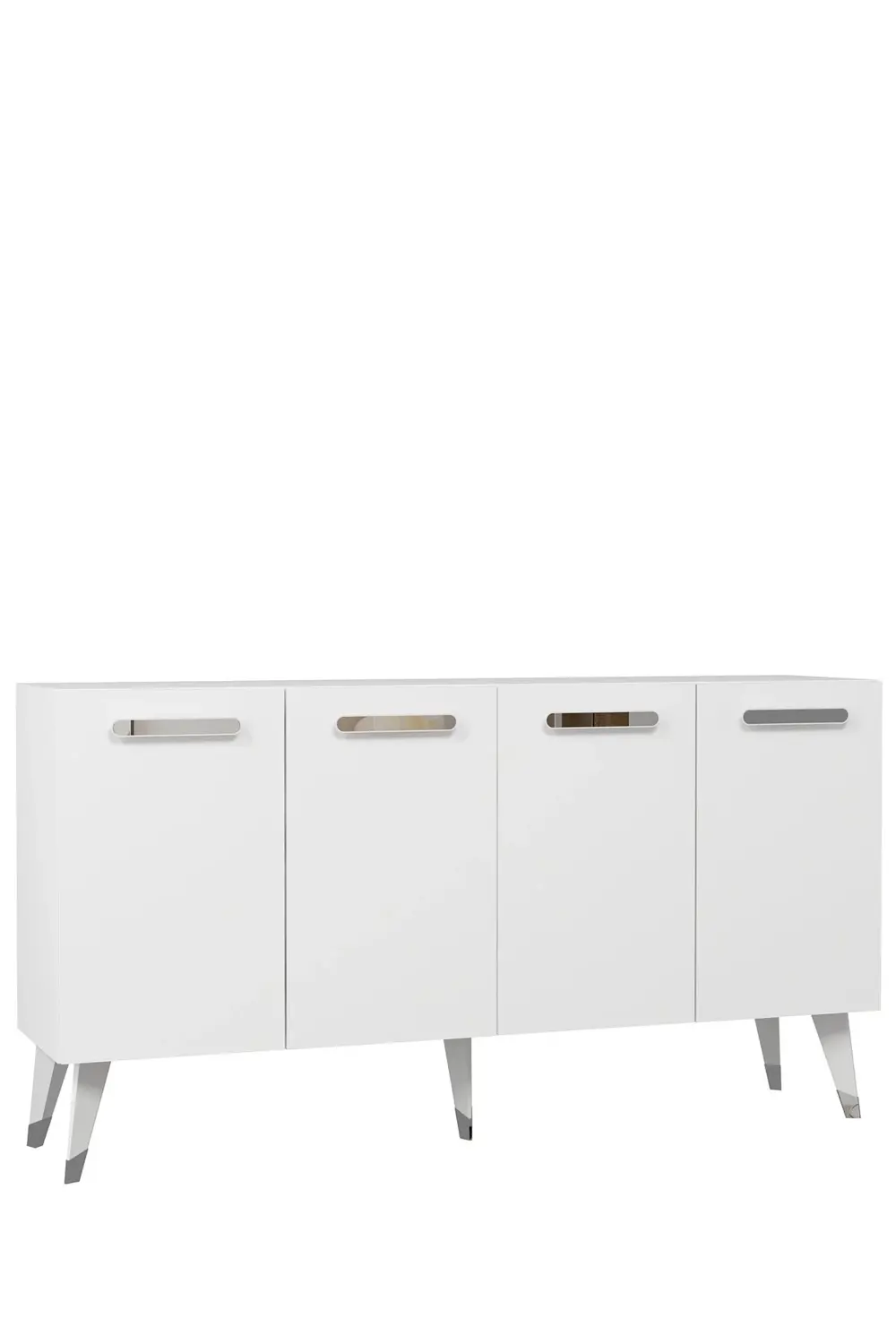 8226-128CT KB150 KONSOL,TV ÜNİTESİ BEYAZ-GÜMÜŞ