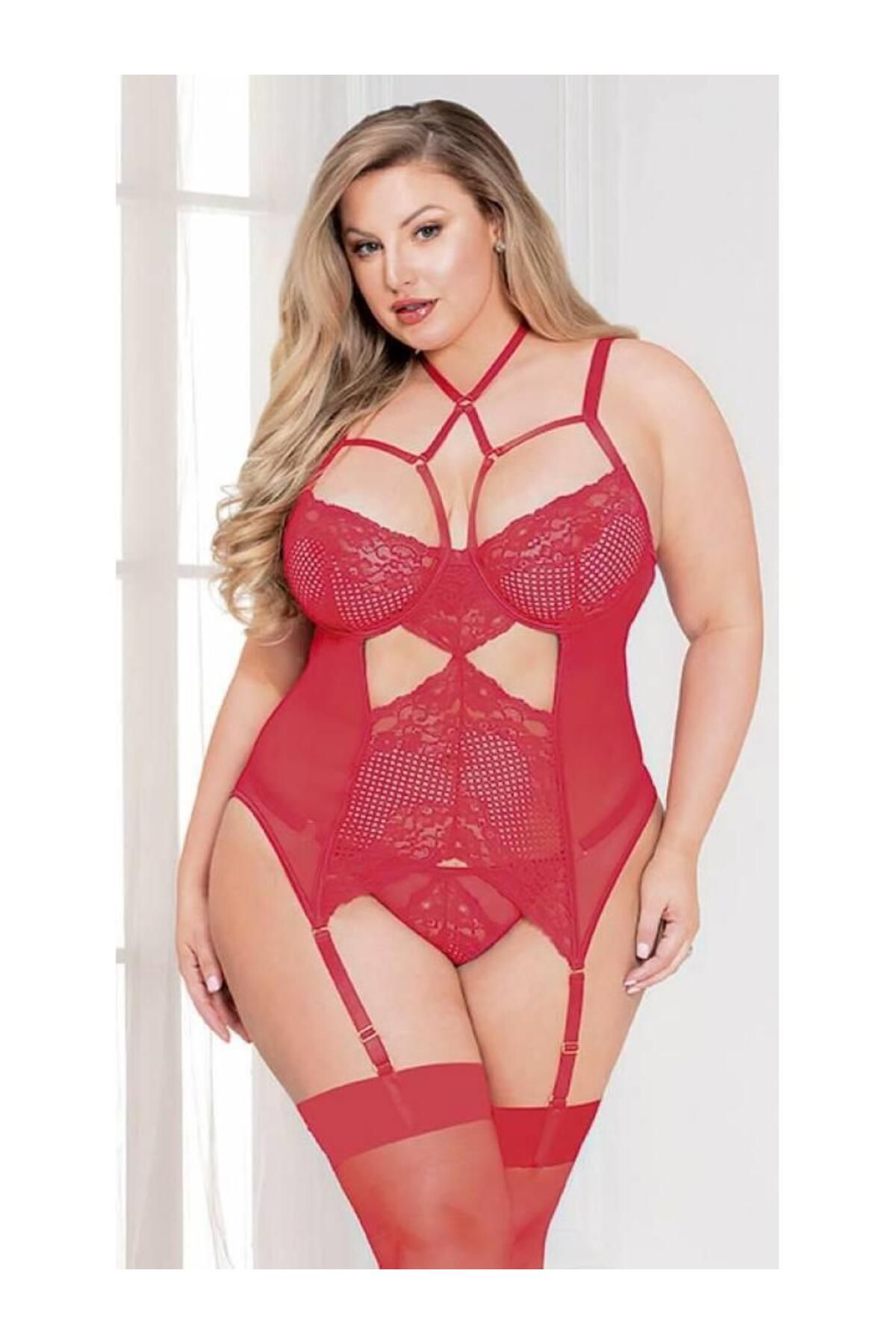 8313 Büyük Beden Jartiyer Takım