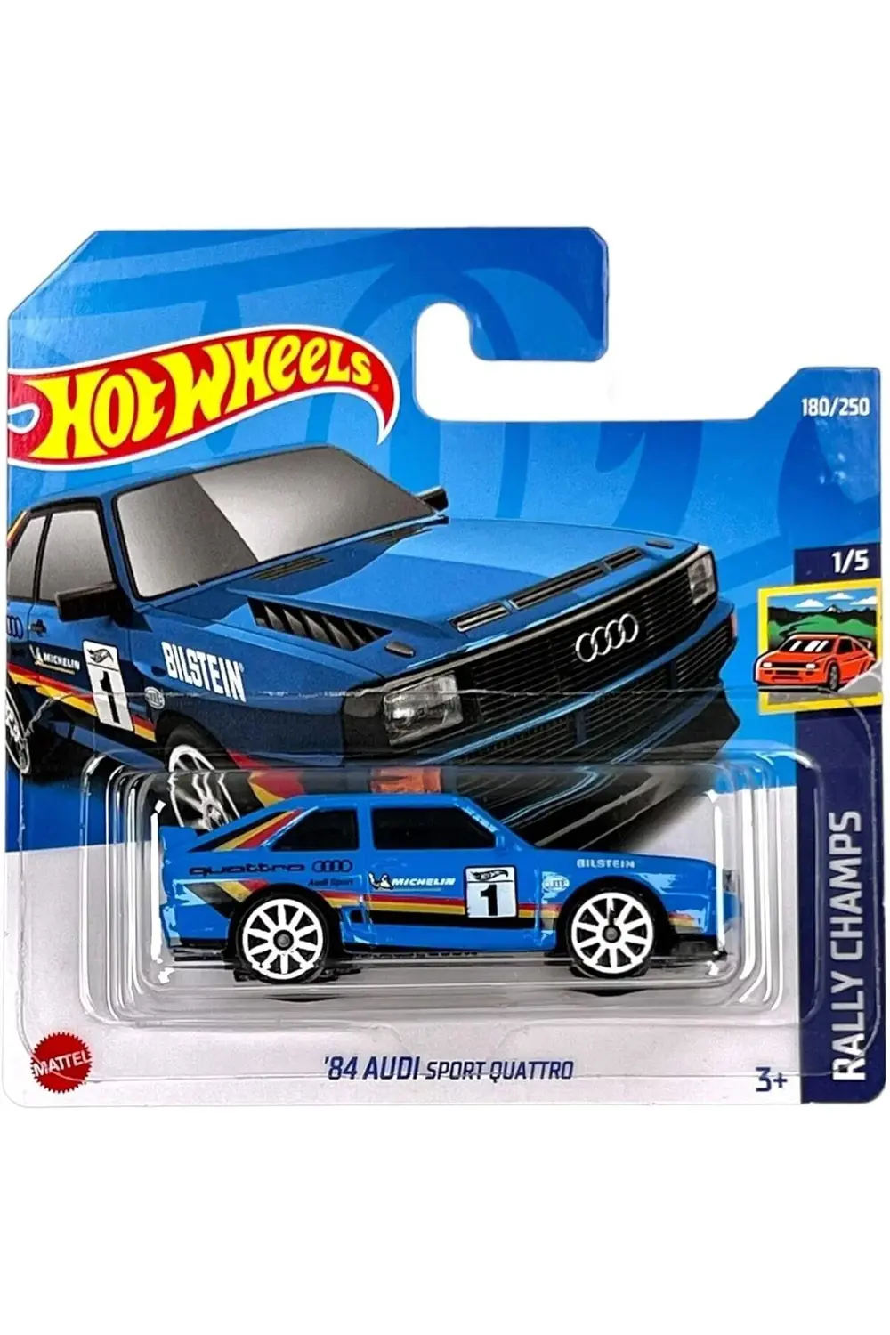 - ´84 Sport Quattro - Rally Champs 1/5 - HCX60 - Short Card - - B