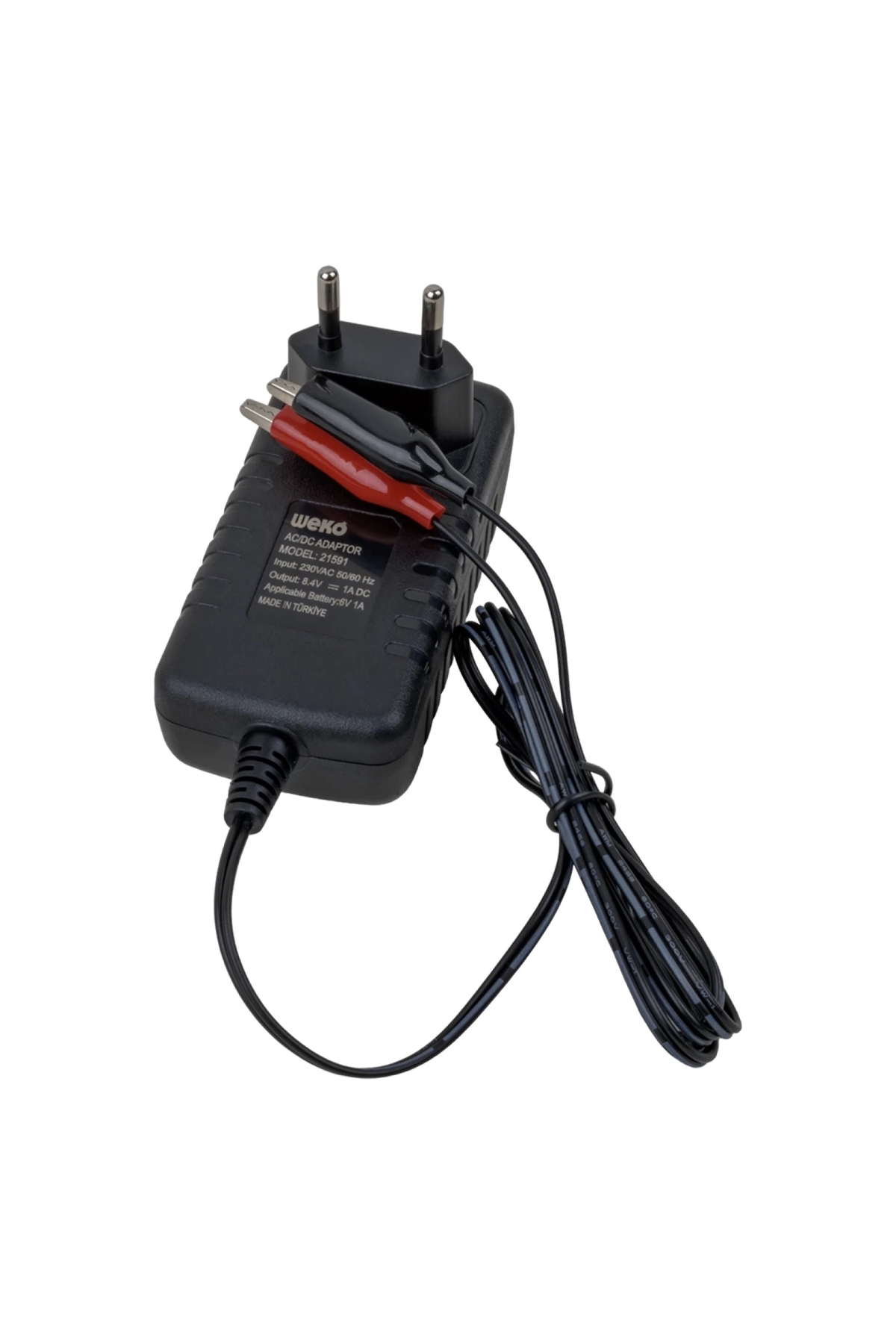 8.4 Volt - 1 Amper Krokodil Uçlu Kırmızı Yeşil Ledli Yerli Üretim 8.4 Volt - 1 Amper Krokodil Uçlu Kırmızı Yeşil Ledli Yerli Üretim