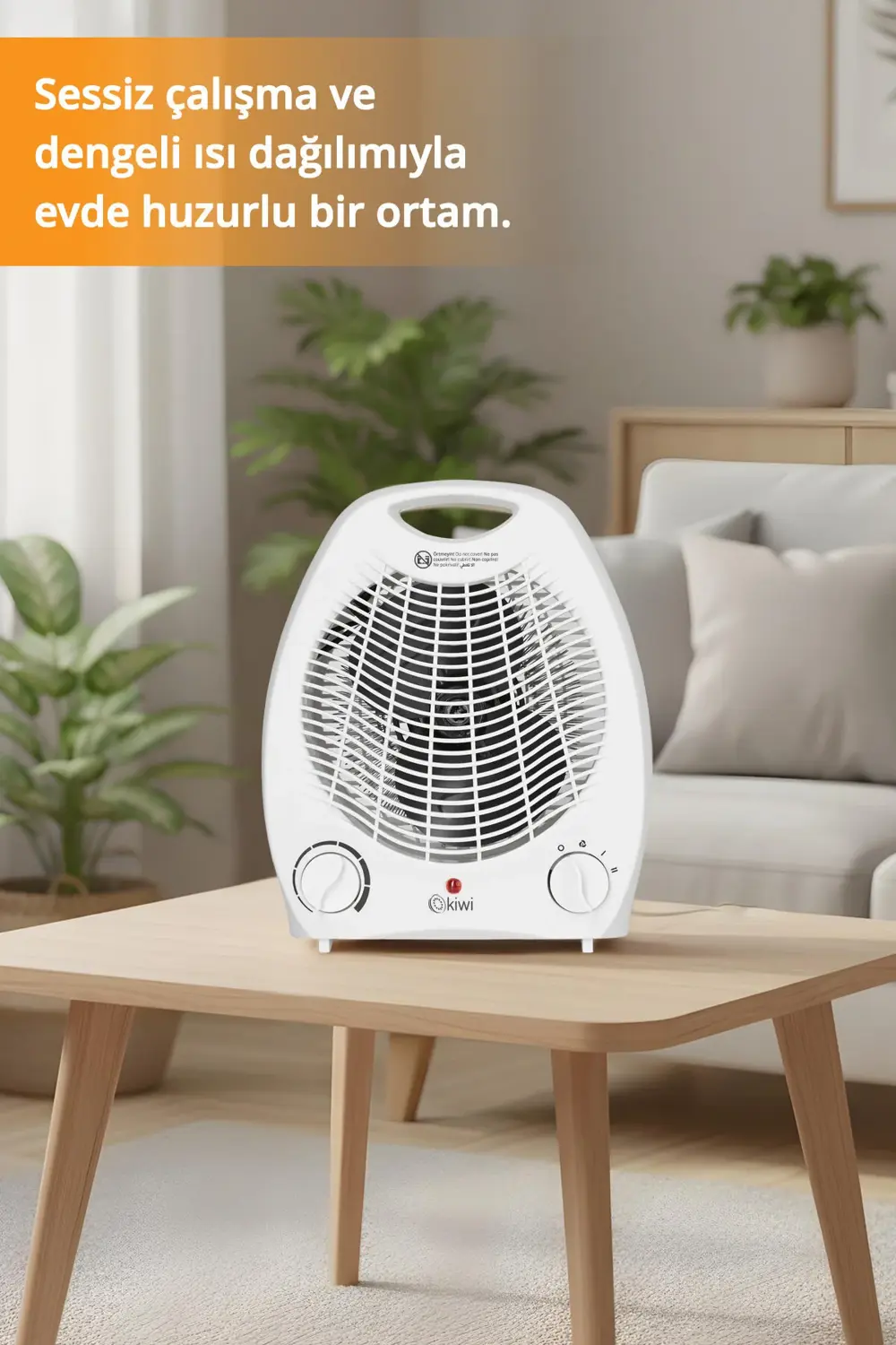 8415 Fanlı Isıtıcı Sıcak - Soğuk 2000w Termostatlı