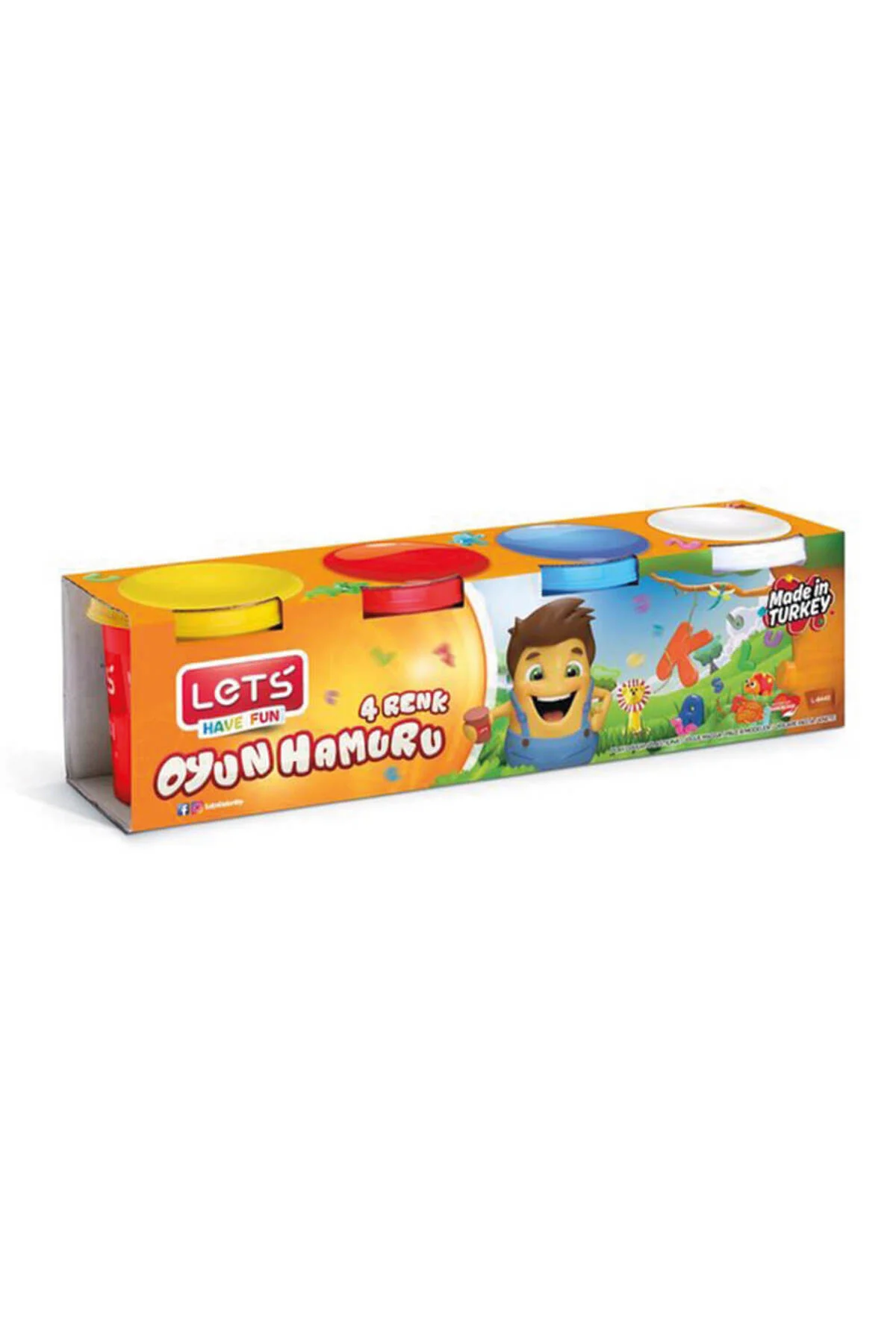8440 Oyun Hamuru 4 Renk 460 Gr.