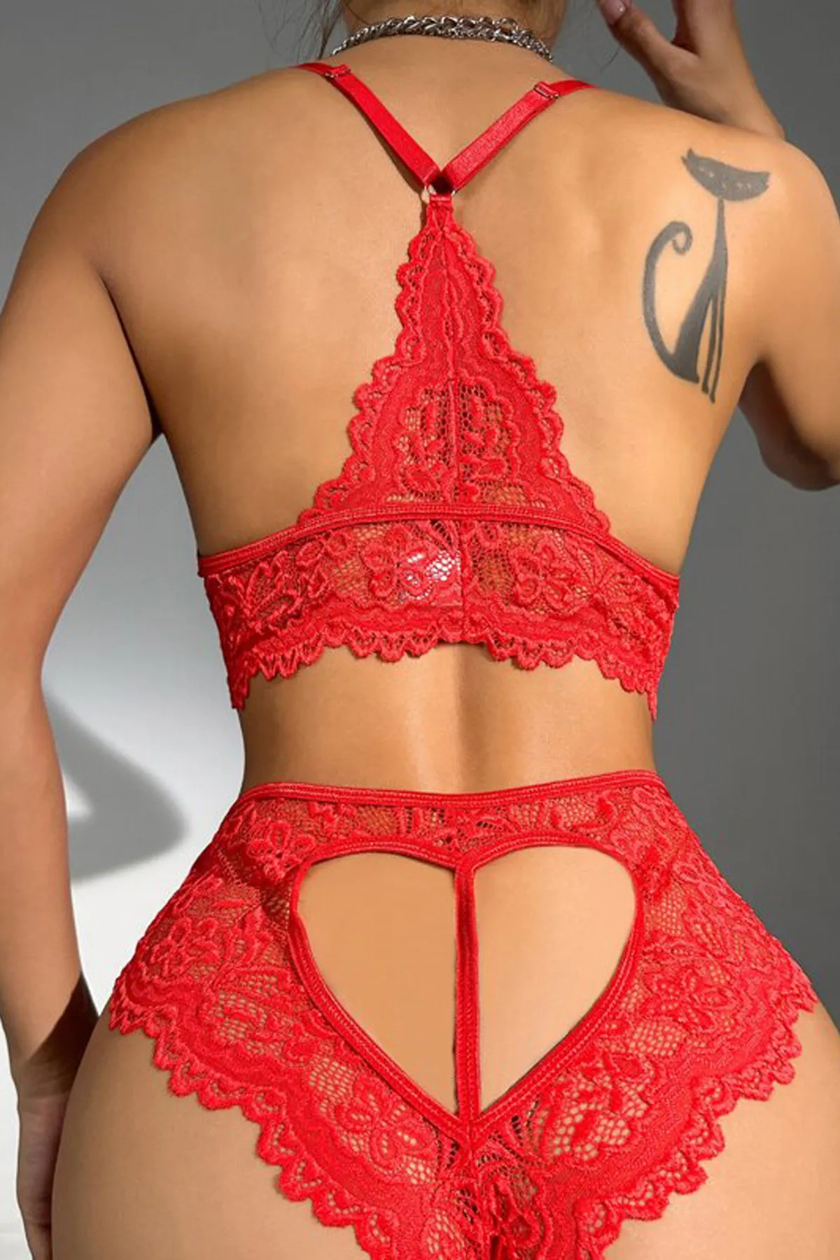 8455 Dantel Bralet Sütyen Takım