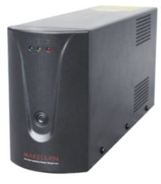 Makelsan 850Va Line-İnteractive 1 Adet 12V 9Ah Akü 5/12 Dk Ups Siyah Lion