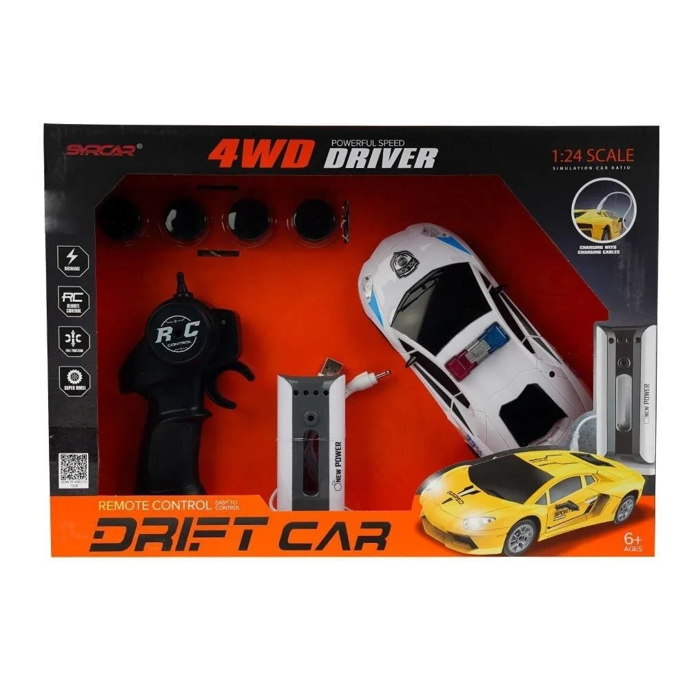 851JA UZAKTAN KUMANDALI DRIFT CAR(SİYAH-BEYAZ)-MGA