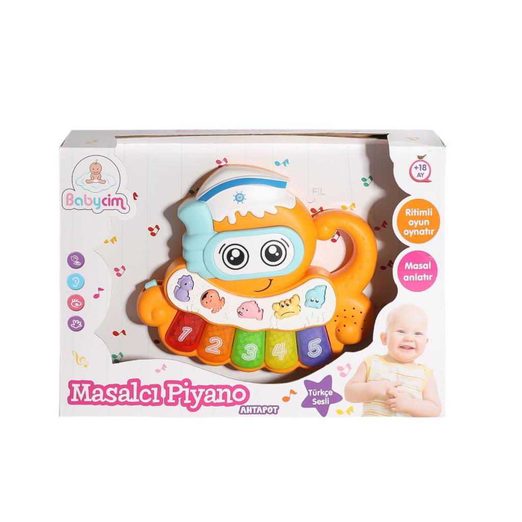 855-30A-24 Ahtapot Masalcı Piano -Birliktoys 855-30A-24 Ahtapot Masalcı Piano -Birliktoys