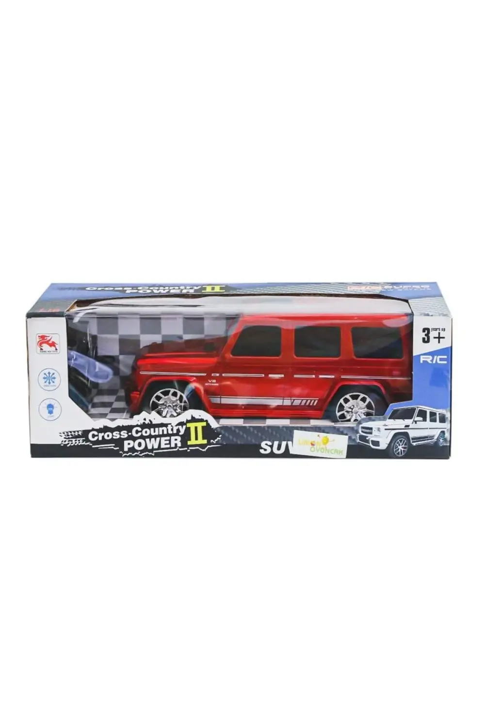 8578-2A Kumandalı Şarjlı Jeep Cross Country -Limon Oyuncak