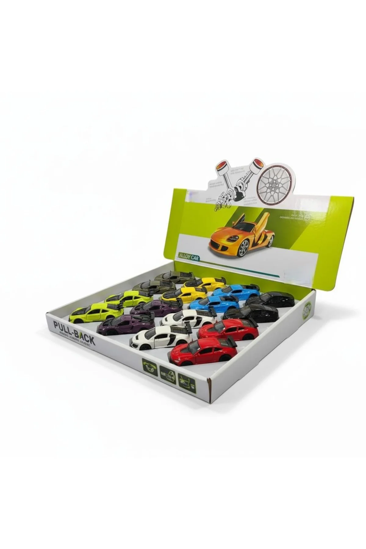 8.5CM 1:64 KAPILARI AÇILAN SPOR ÇEKBIRAK ARABA