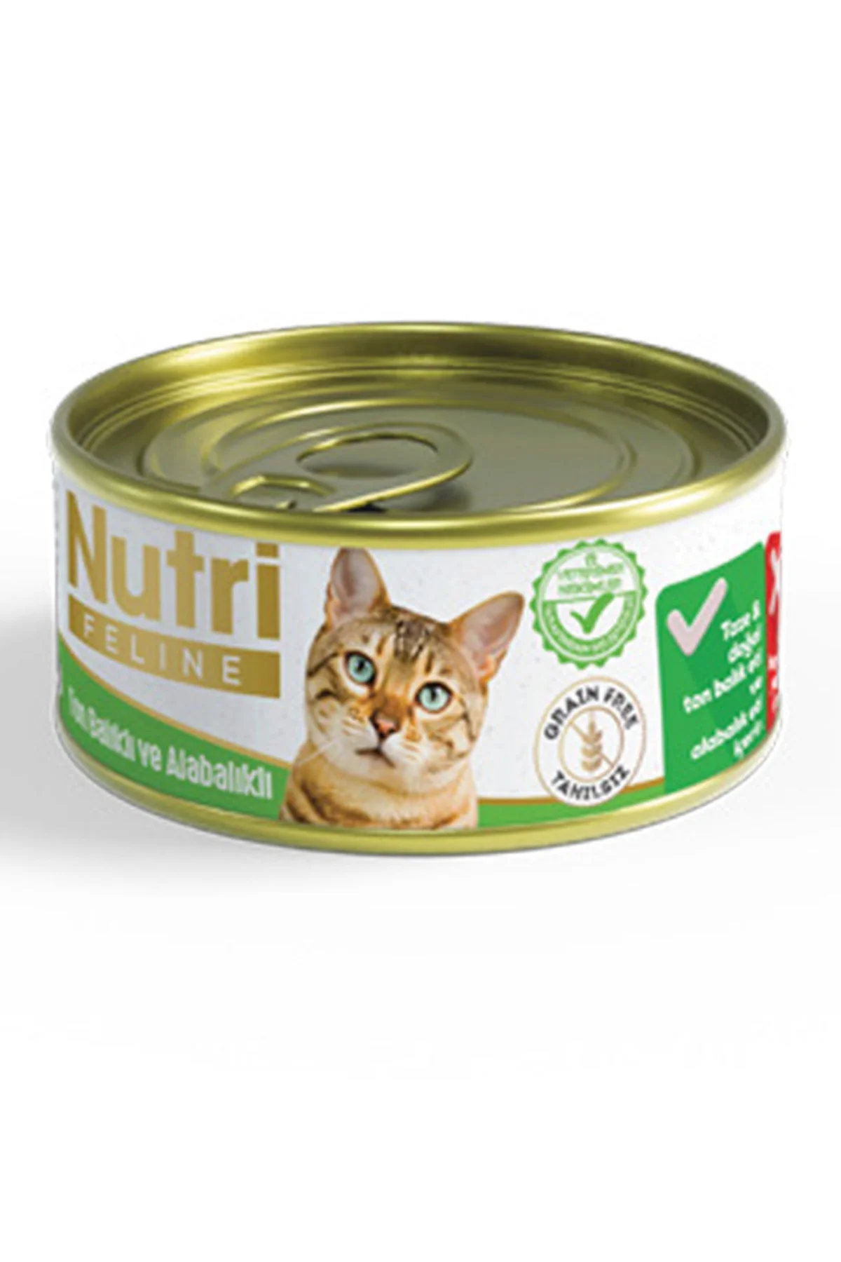 85gr Ton Balıklı Alabalıklı Tahılsız 1 Adet Yaş Kedi Maması