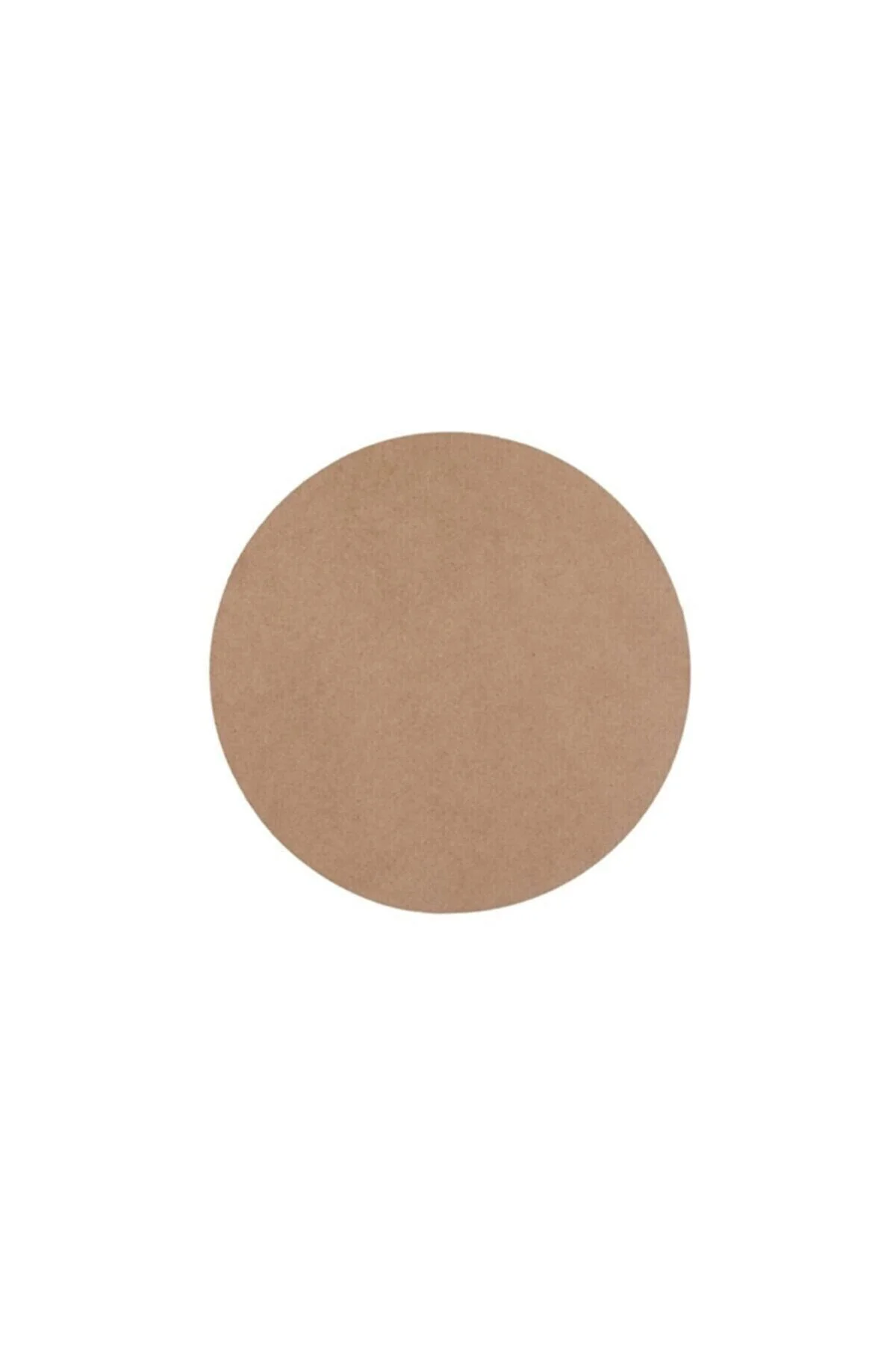 8,5x8.5 Cm Supla Levha 60 Adet 3 Mm Ham Mdf Yuvarlak Lazer Kesim