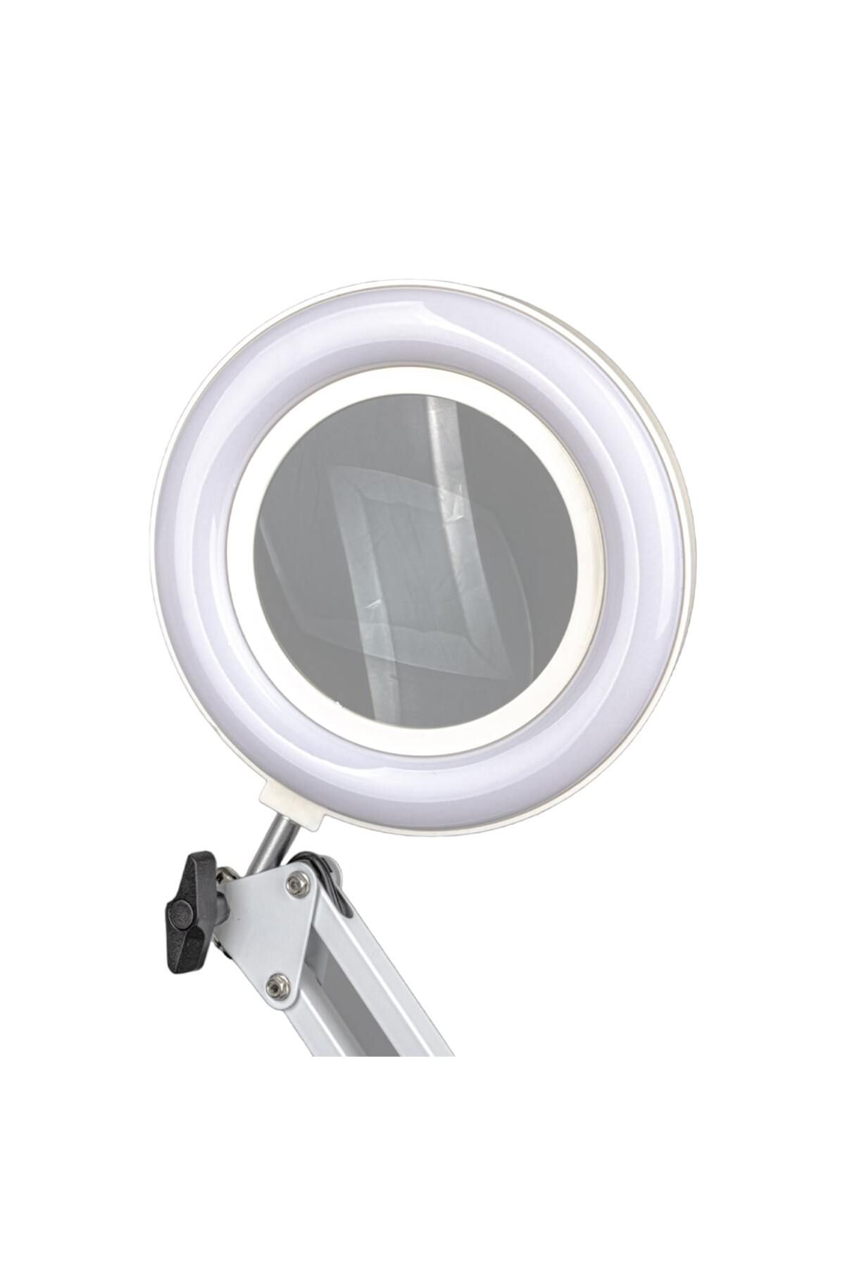 8606c-d 220 Volt 3 Diopter 64 Ledli Masa Üstü Akrobat Büyüteç
