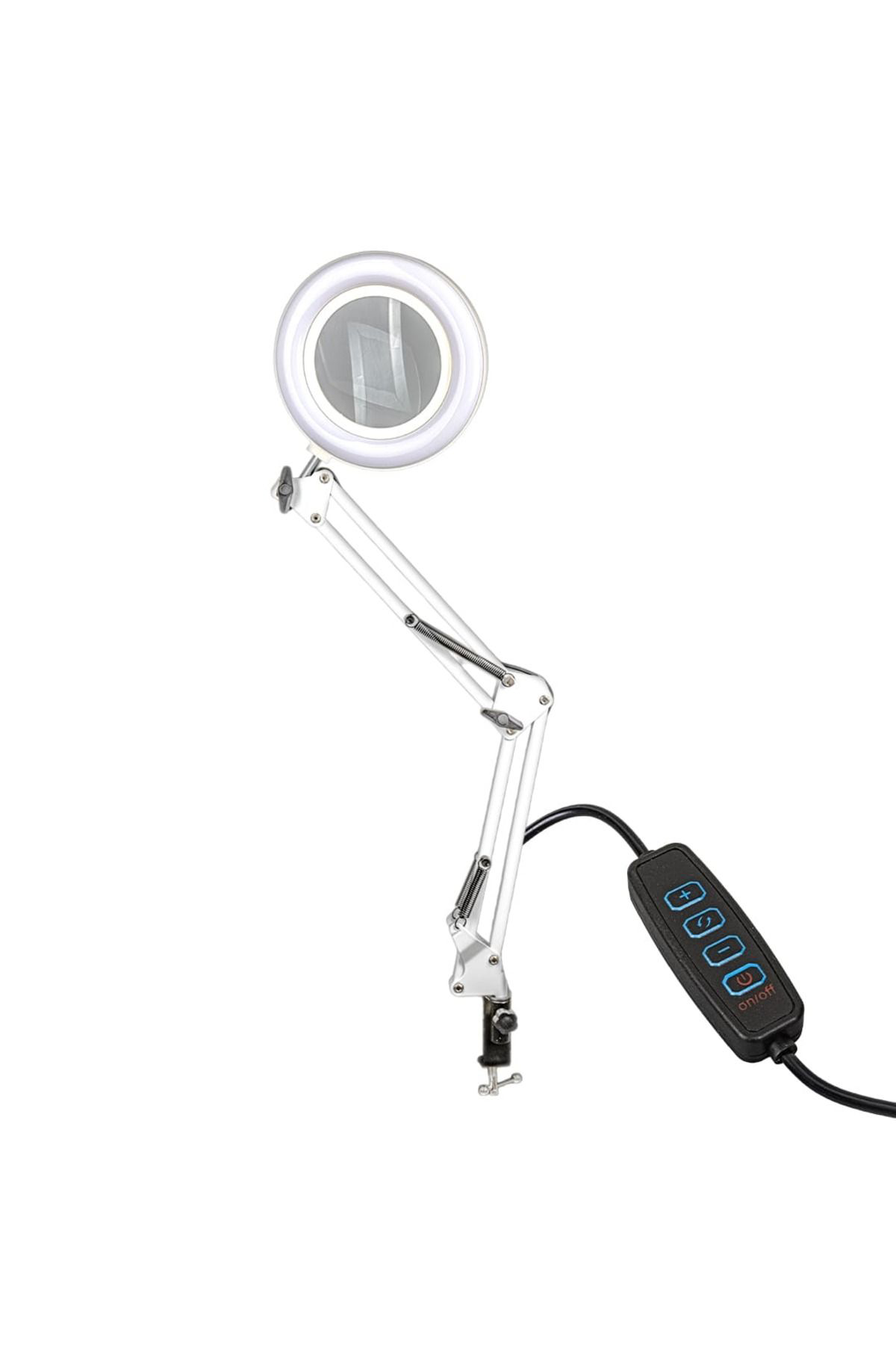 8606c-d 220 Volt 3 Diopter 64 Ledli Masa Üstü Akrobat Büyüteç