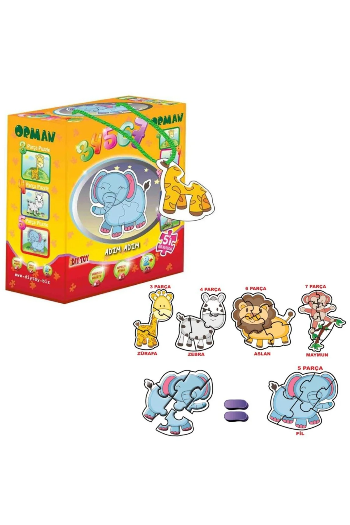8766 ORMAN KUT.PUZZLE 025876-34567