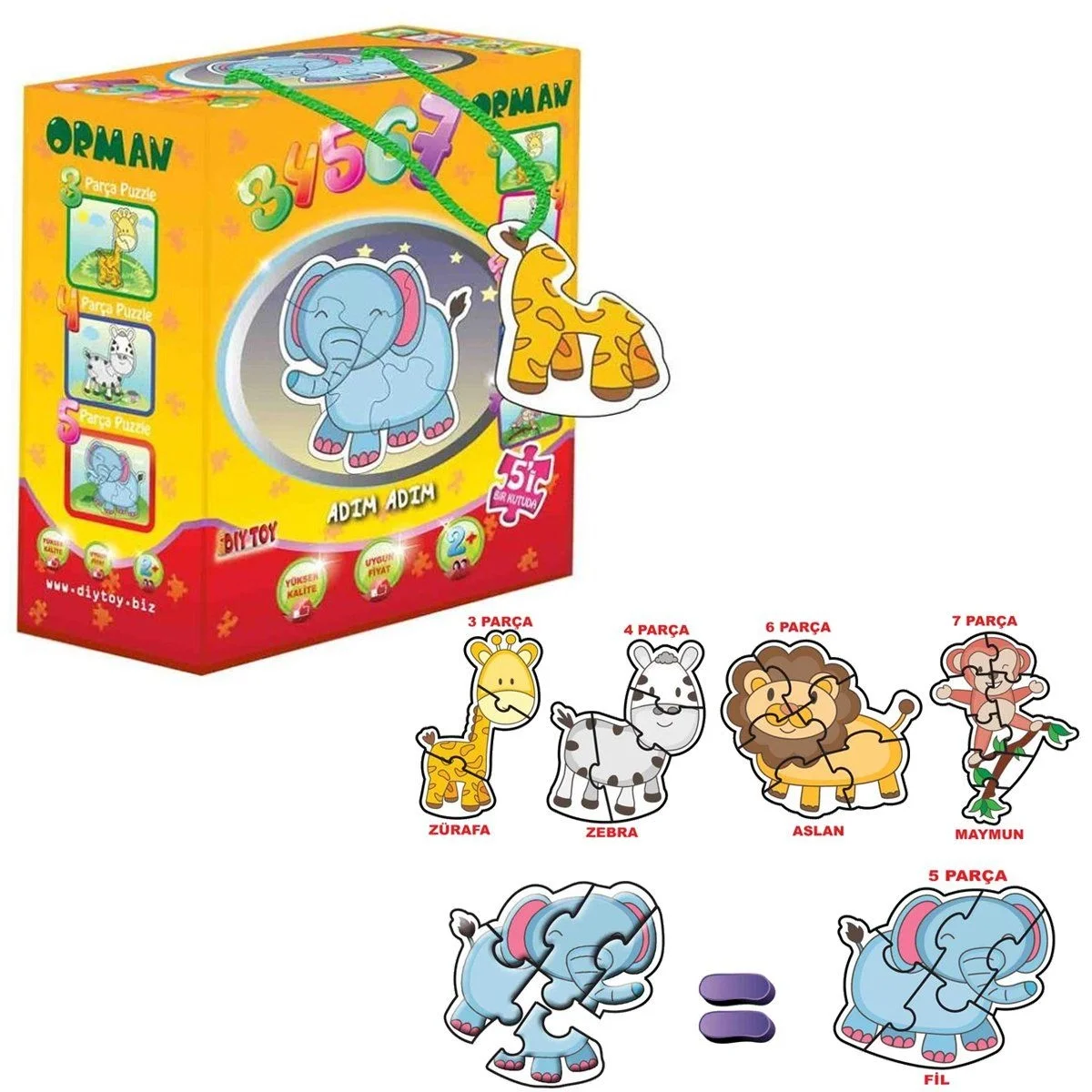 8766 ORMAN KUT.PUZZLE 025876-34567 Fiyatı, Yorumları ve Özellikleri