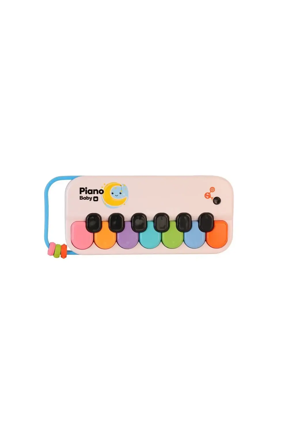 8881-1B DISPLAYDE RENKLİ BEYAZ PİYANO(Belirtilen fiyat, tekli sat