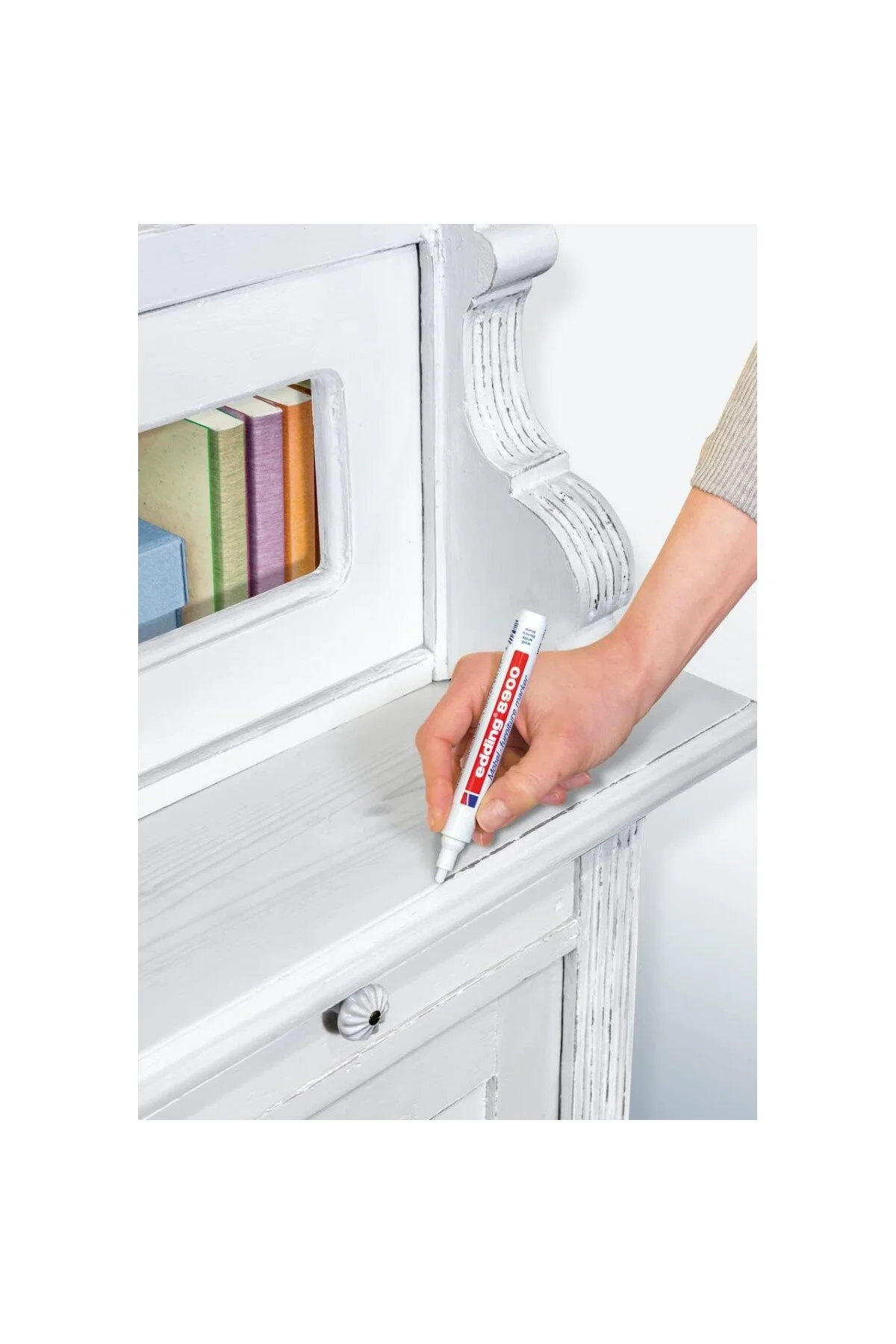 8900 mobilya rötuş kalemi - antik ceviz - yuvarlak uç 1,5-2 mm