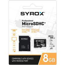 8GB hafıza kartı