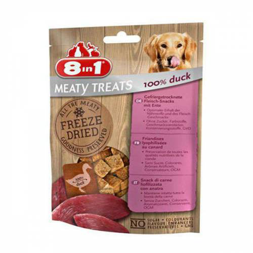 8in1 Freeze Dried Duck Köpek Ödülü 50g 8in1 Freeze Dried Duck Köpek Ödülü 50g