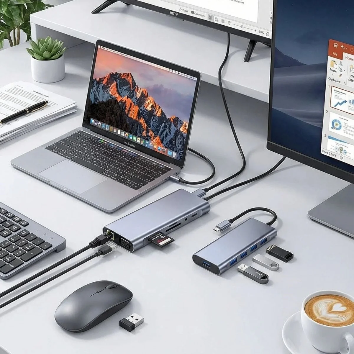 8in1 Type-c Çoklayıcı Hub Hdmı 4k Usb 3.0 Sd Tf Kart Rj45 Ethernet Dönüştürücü Adaptör Bx40 Fiyatı, Yorumları ve Özellikleri