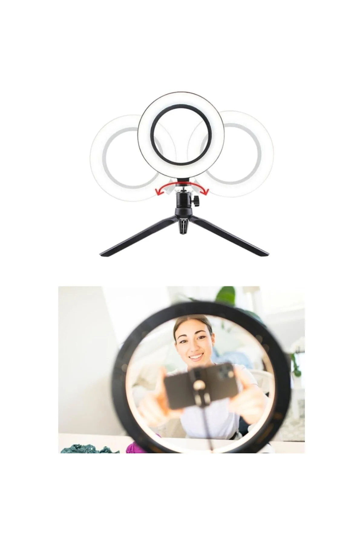 8inç 20cm Youtube Instagram Tiktok Selfie Stüdyo Video Fotoğraf R