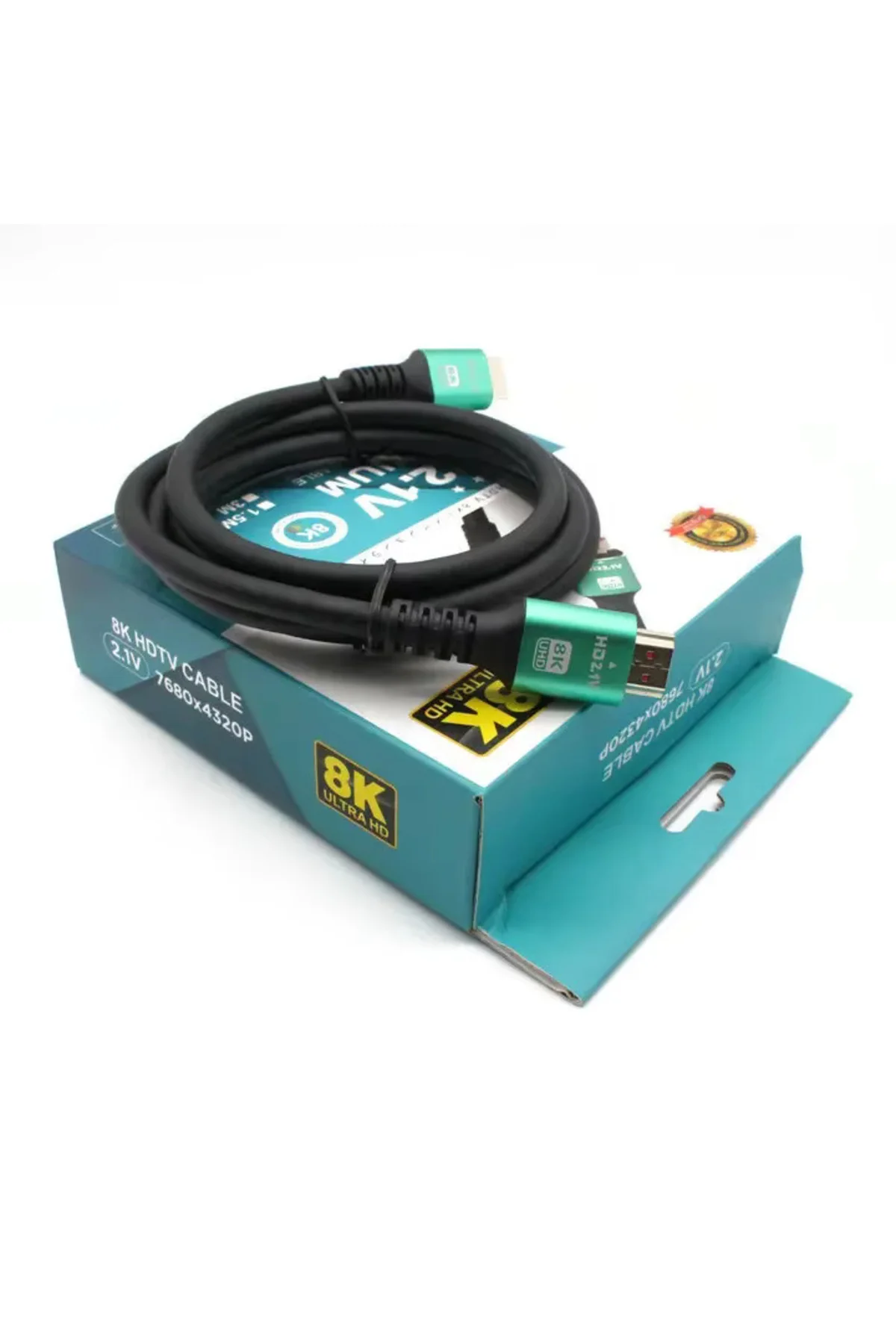 8K 5 Metre HDMI Kablo - 2.1 Versiyon, 48Gbps, Ultra HD 4320p 8K 5 Metre HDMI Kablo - 2.1 Versiyon, 48Gbps, Ultra HD 4320p