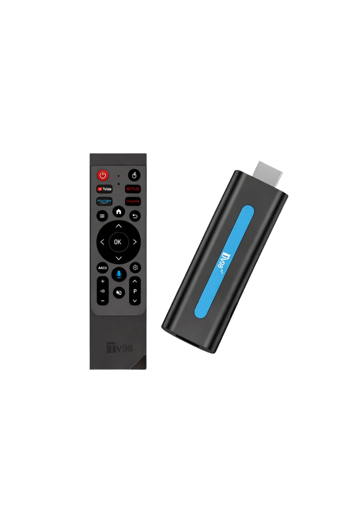 8K Android TV Stick Bas Konuş Destekli Güçlü - Lisinya