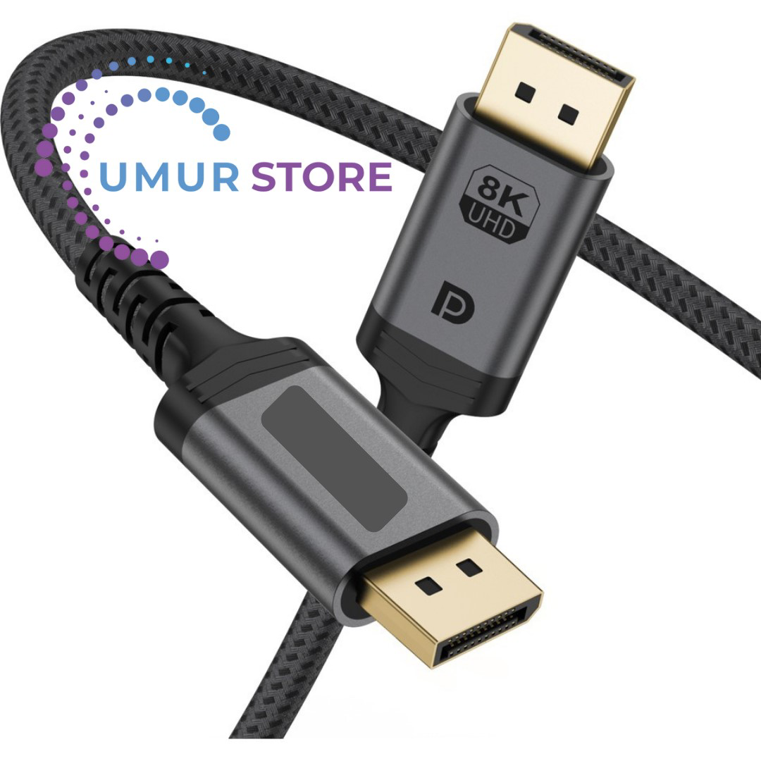 8K UHD DisplayPort v1.4 32.4 Gbps / 24K Gold / Alüminyum Gövdeli