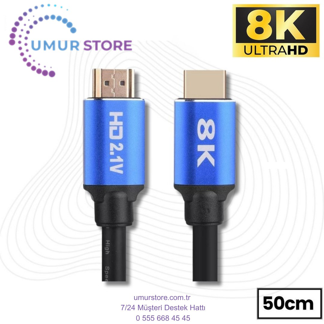8k Ultra Hd 2.1V 48GBPS Altın Kaplama UHD HDMI Kablo 8k Ultra Hd 2.1V 48GBPS Altın Kaplama UHD HDMI Kablo