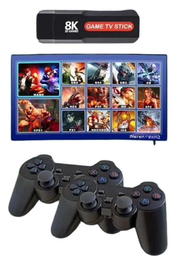 8K Ultra HD Game Box 36500 Oyunlu Game Stick Oyun Konsolu